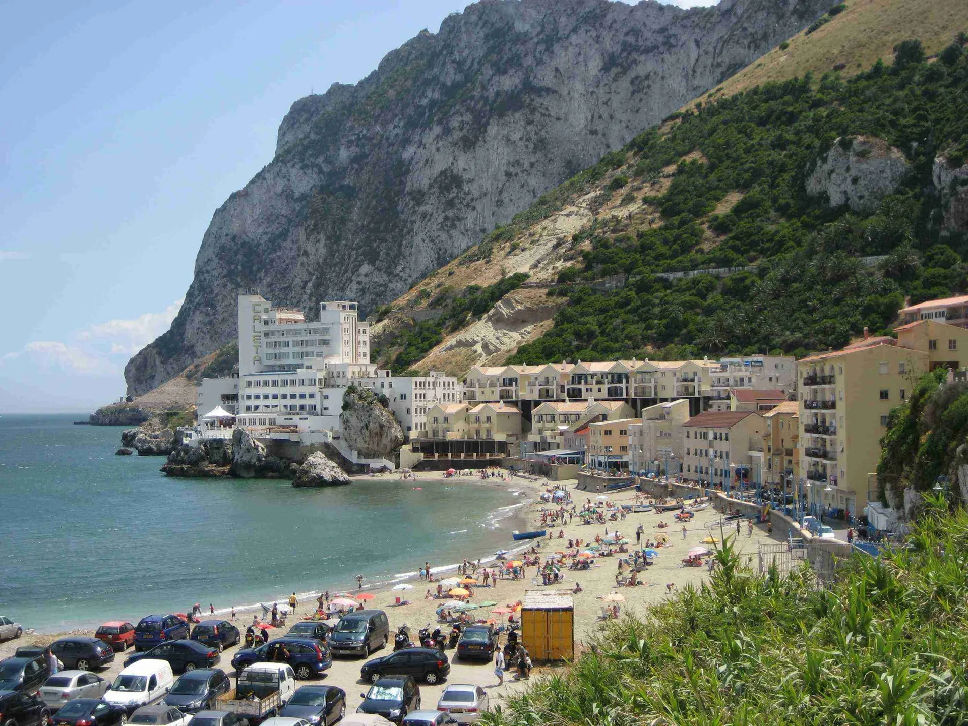 The beach