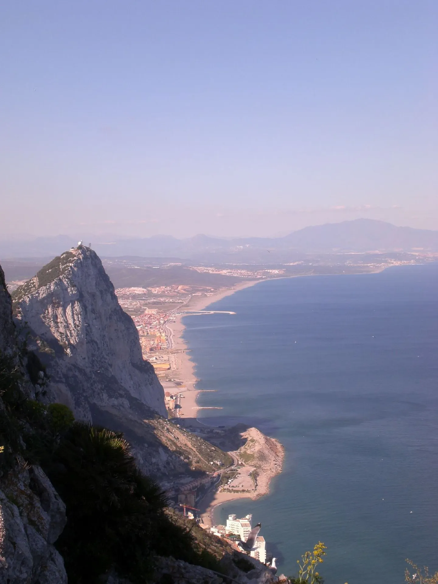 The east face above